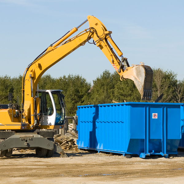 can i choose the location where the residential dumpster will be placed in Fairless Hills PA